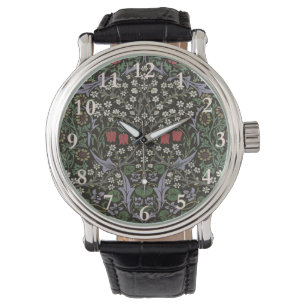 Reloj De Pulsera Tapiz floral de William Morris Blackthorn