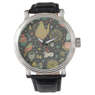 Reloj De Pulsera Tarjeta brillante sabrosa del té