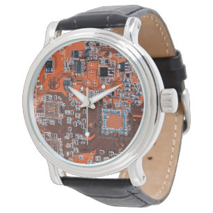 Reloj De Pulsera Tarjeta de circuito del Naranja PCB del conjunto d