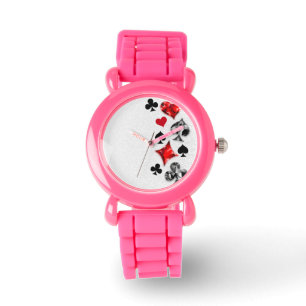 Reloj De Pulsera Tarjeta de juego de jugador de póquer se adapta a