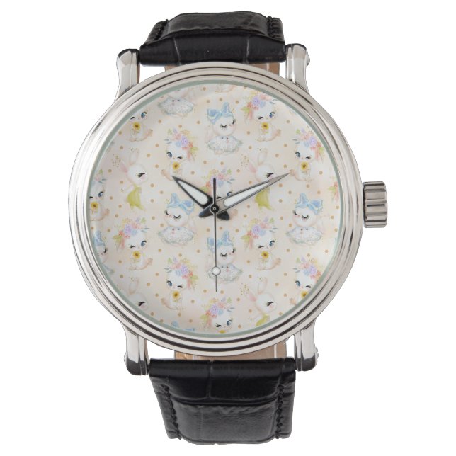 Reloj De Pulsera Tarjetas de Pascua (Anverso)