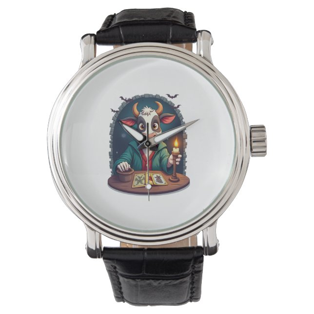 Reloj De Pulsera Tarot de vaca del terror (Anverso)