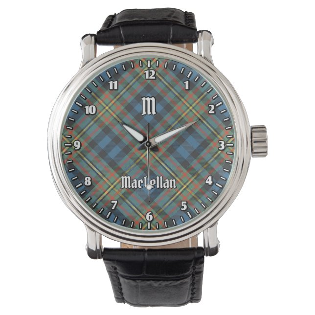 Reloj De Pulsera Tartan Antiguo del Clan MacLellan (Anverso)