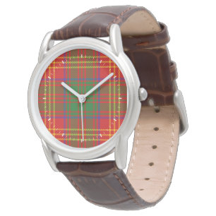Reloj De Pulsera Tartán del clan de las quemaduras
