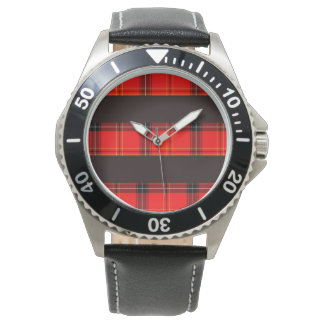 Reloj De Pulsera Tartán rojo