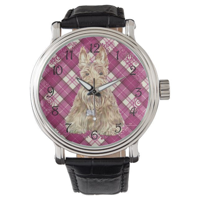 Reloj De Pulsera Tartan Scottie Trigo (Anverso)
