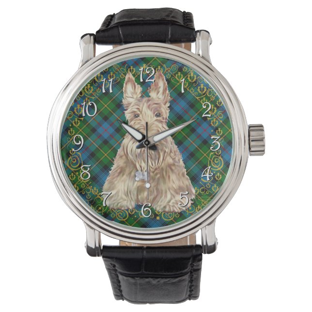 Reloj De Pulsera Tartan Scottie Wheaten (Anverso)