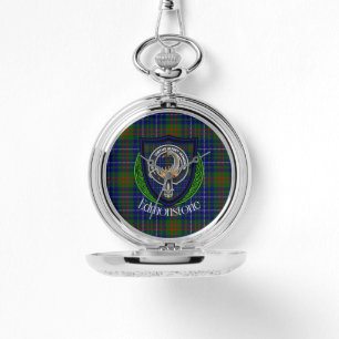 Reloj De Pulsera Tartan y Cresta del Clan Escocés Edmonstone