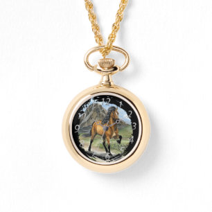 Reloj De Pulsera Tasa dorada - yegua islandesa