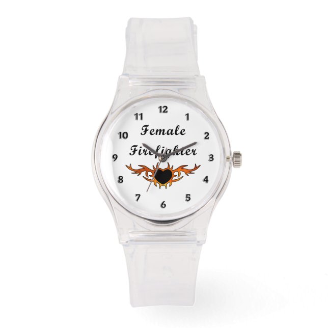 Reloj De Pulsera Tatuaje para bomberos (Anverso)