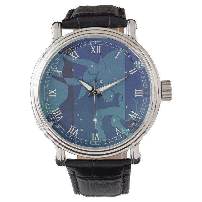 Reloj De Pulsera Tauro Constelación de Toro Zodiaco Astrología Vint (Anverso)