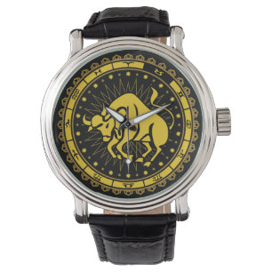 Reloj De Pulsera Tauro - Rótulo Zodiaco - Símbolo - Horóscopo