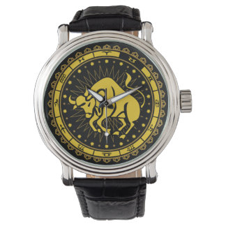 Reloj De Pulsera Tauro - Rótulo Zodiaco - Símbolo - Horóscopo