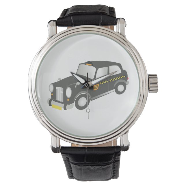 Reloj De Pulsera Taxi Viejo (Anverso)