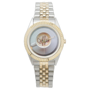 Reloj De Pulsera taza de café y tazón de café de café de café de ca