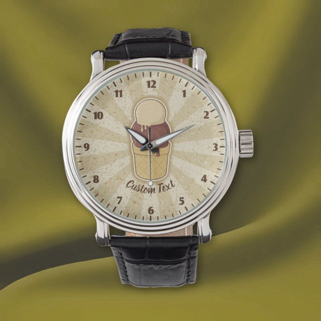 Reloj De Pulsera Taza de helado de dos bolas (Subido por el creador)