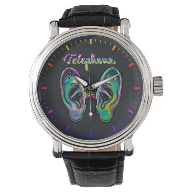 Reloj De Pulsera Taza de Teléfono (Anverso)