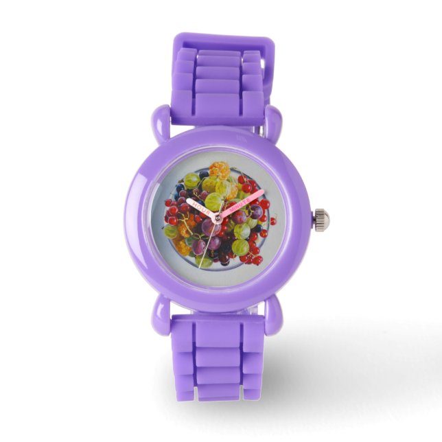 Reloj De Pulsera Tazón de bayas - Vida residual de fruta hiperreali (Anverso)