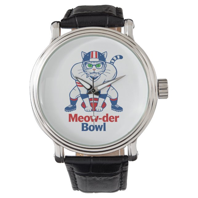 Reloj De Pulsera Tazón Meow-der  (Anverso)