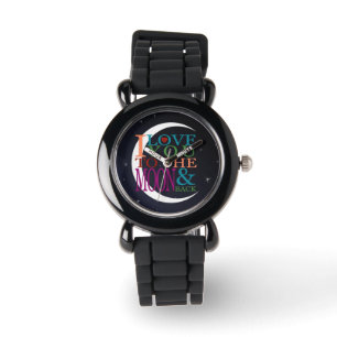 Reloj De Pulsera Te amo a la luna y al trasero