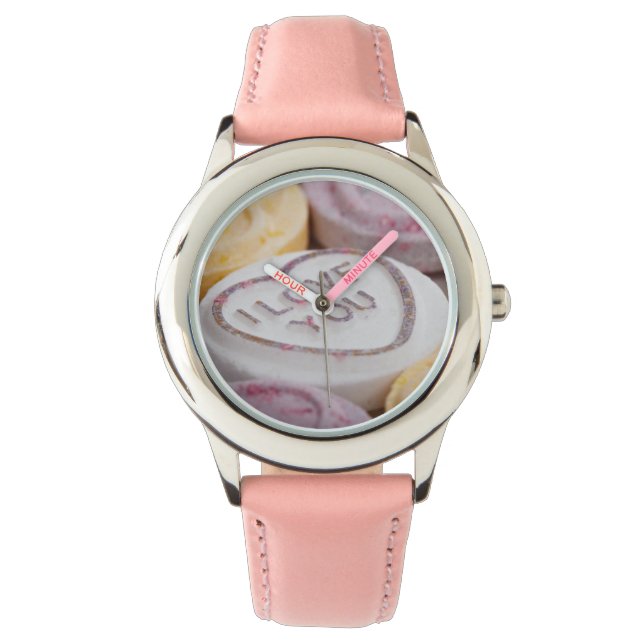 Reloj De Pulsera "Te amo" mira (Anverso)
