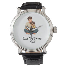 Reloj De Pulsera Te amo para siempre, papá - Valor de los hombres