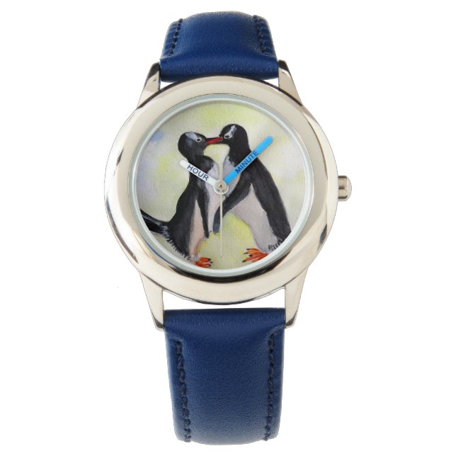 Reloj De Pulsera Te amo Penguins Watch (Anverso)