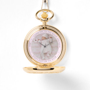 Reloj De Pulsera Te encanta papá Chica de fotos personalizado bolsi