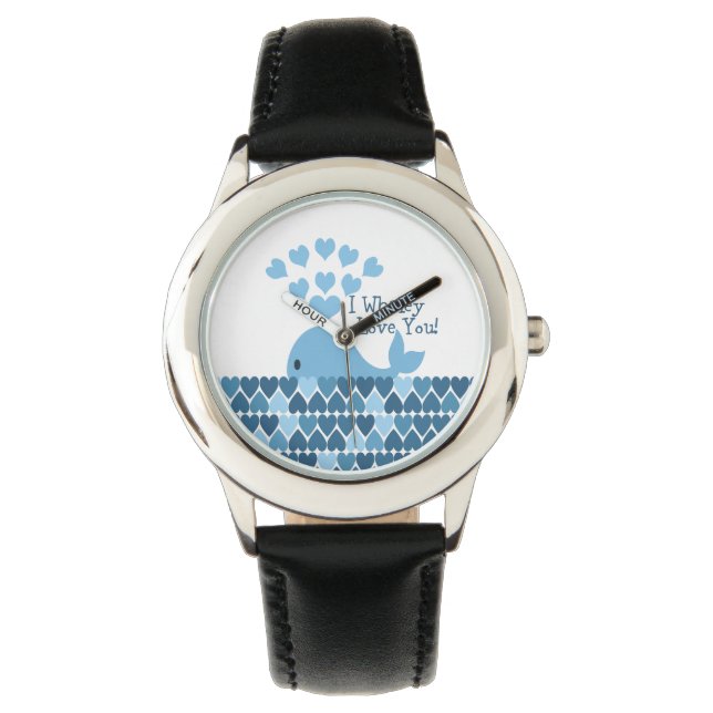 Reloj De Pulsera ¡Te Quiero! Azul (Anverso)
