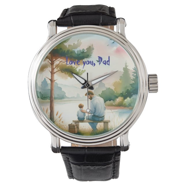 Reloj De Pulsera Te quiero, papá (Anverso)