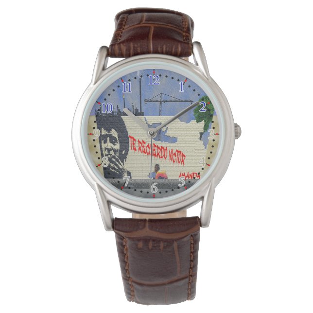 Reloj De Pulsera te recuerdo victor (Anverso)