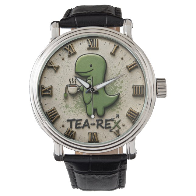 Reloj De Pulsera Tea-Rex Dinosaur (Anverso)