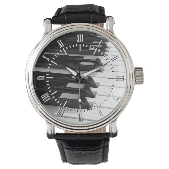 Reloj De Pulsera Teclado de piano (Anverso)