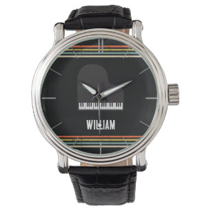 Reloj De Pulsera Teclado de piano vintage música personalizada