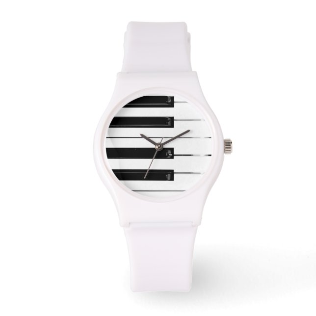 Reloj De Pulsera Teclas de teclado de piano (Anverso)