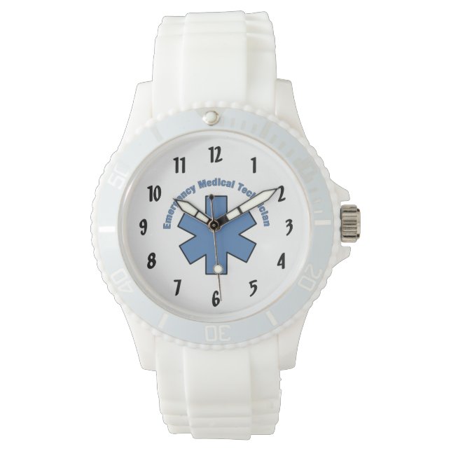 Reloj De Pulsera Tecnología Med de emergencia (Anverso)