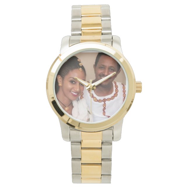 Reloj De Pulsera Teddy Afro y su esposa (Anverso)