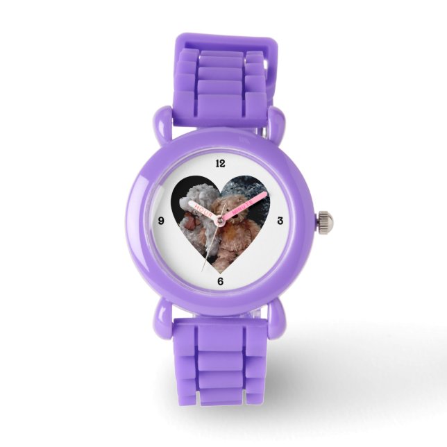 Reloj De Pulsera Teddy Bear Buddies Heart (Anverso)