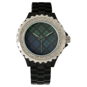 Reloj De Pulsera Tela escocesa azul