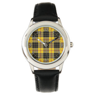 Reloj De Pulsera Tela escocesa de tartán escocesa de la familia de
