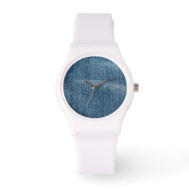 Reloj De Pulsera Tela vaquera (Anverso)
