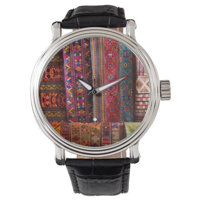 Reloj De Pulsera telas de Bután a la venta (Anverso)