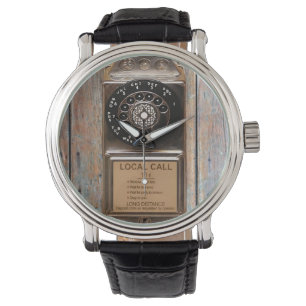 Reloj De Pulsera Teléfono anticuado de rotativo de pago robusto