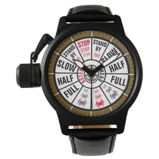 Reloj De Pulsera Telégrafo de barco personalizado (Anverso)