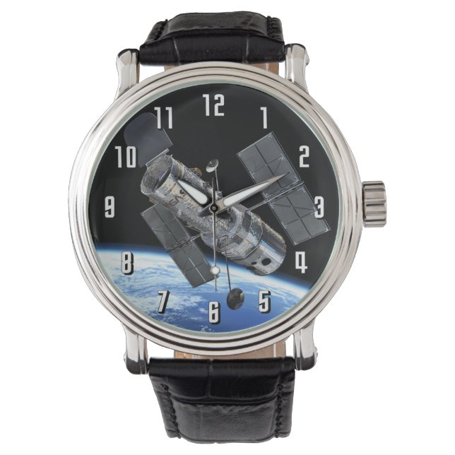 Reloj De Pulsera Telescopio Espacial Hubble en órbita terrestre Fot (Anverso)