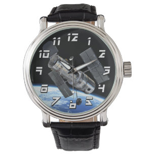 Reloj De Pulsera Telescopio Espacial Hubble en Órbita Terrestre Fot