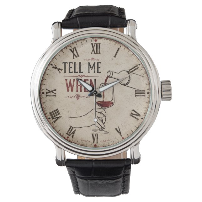 Reloj De Pulsera Tell Me When Win (Anverso)