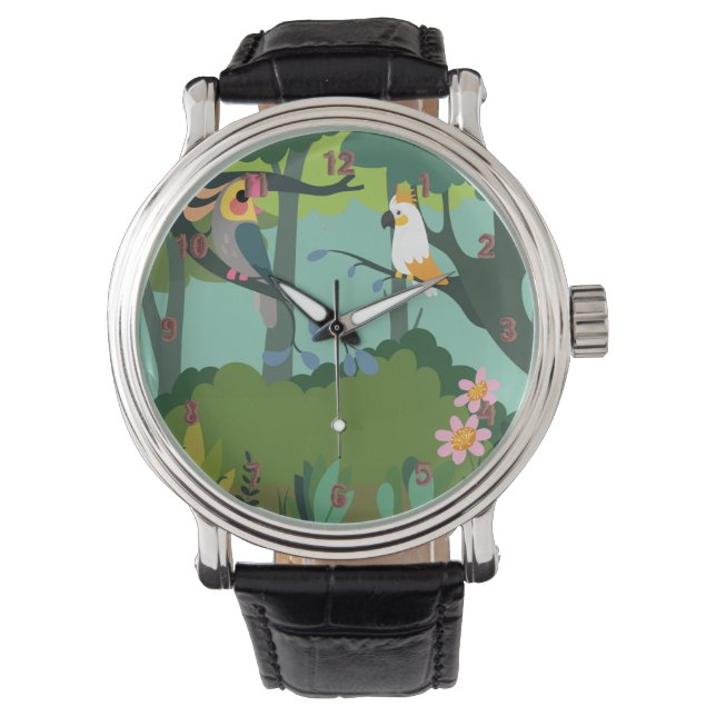 Reloj De Pulsera Tema de la jungla (Anverso)