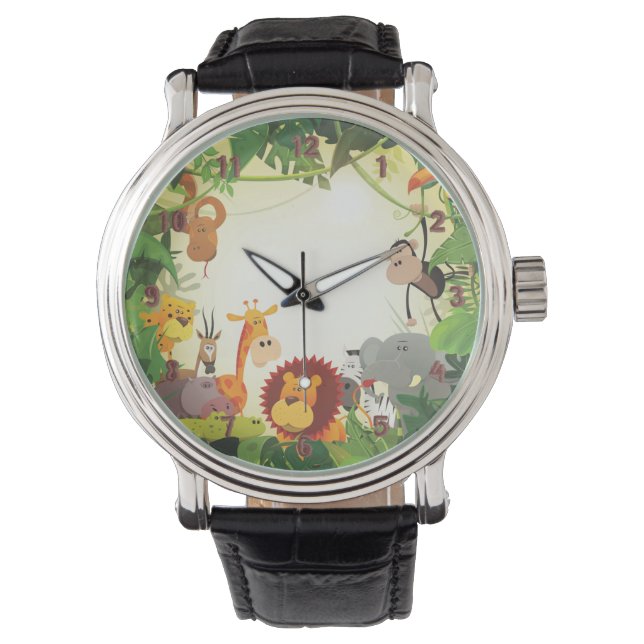 Reloj De Pulsera Tema de la jungla (Anverso)