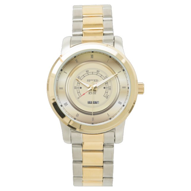 Reloj De Pulsera Tema único del velocímetro de automóvil (KMH) (Anverso)